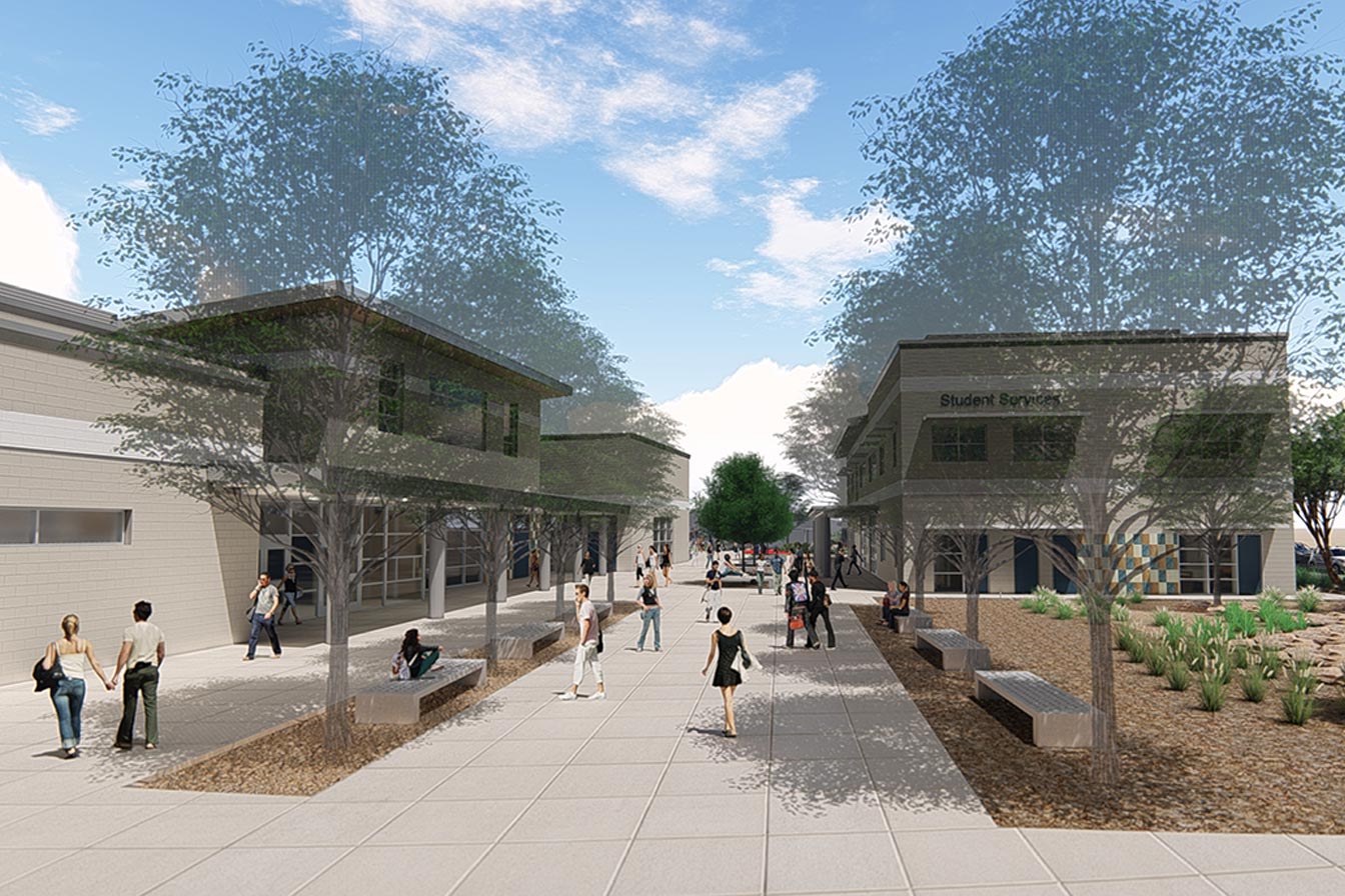 El Cajon Valley High School Administration And Events Buildings 