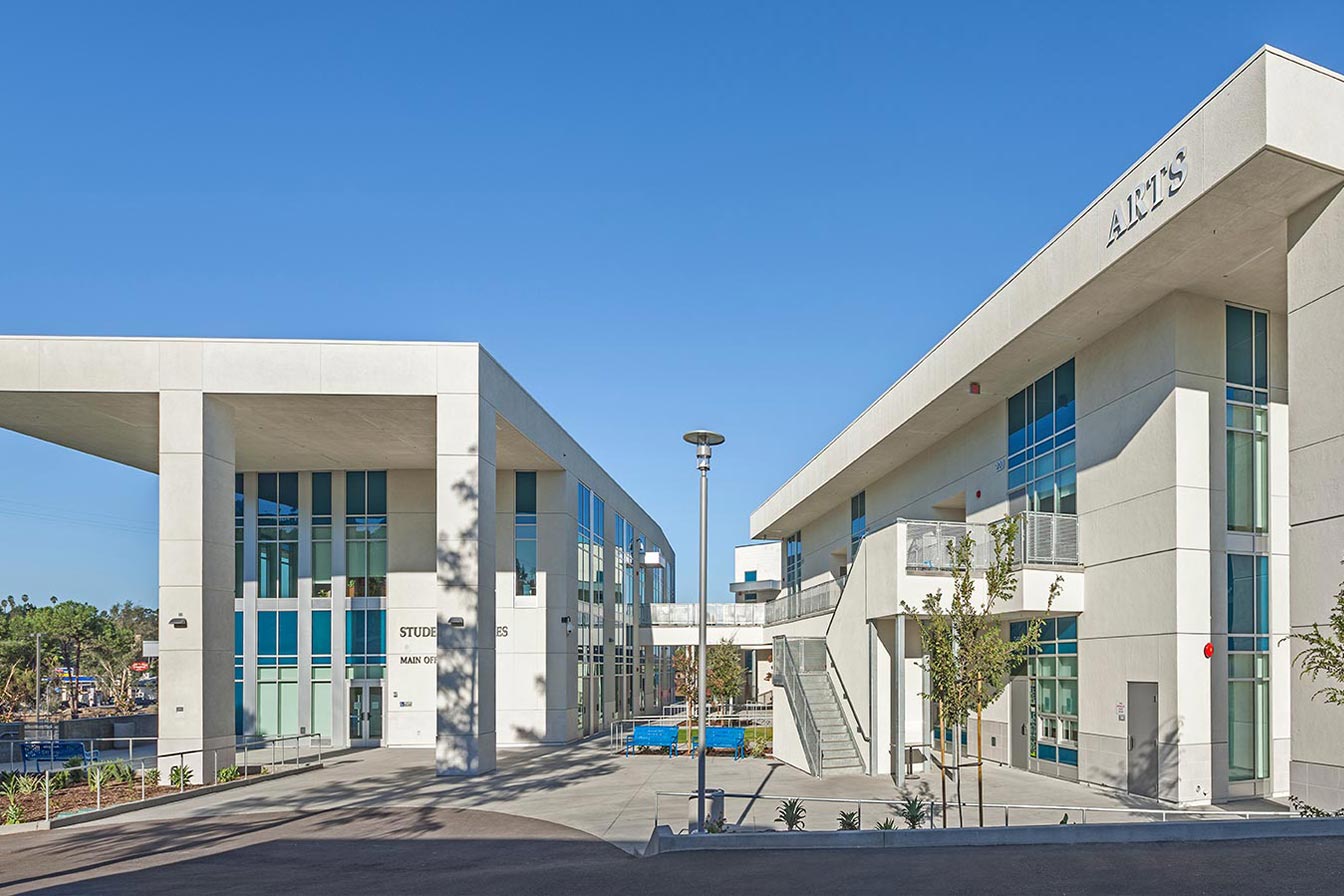 Grossmont High School Student Services and Arts Classroom Buildings Sprotte+Watson